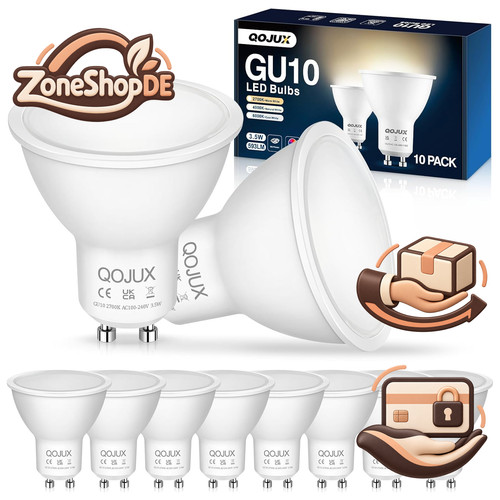 Gu10 led warmweiss lampe - gu10, 3.5w
