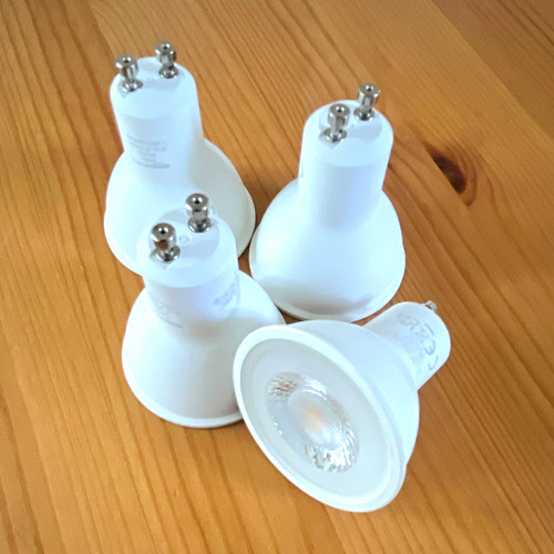 Led gu10 lampe wie - 4x, 4,7w