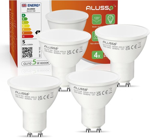 Alusso gu10 led kaltweiss - gu10,