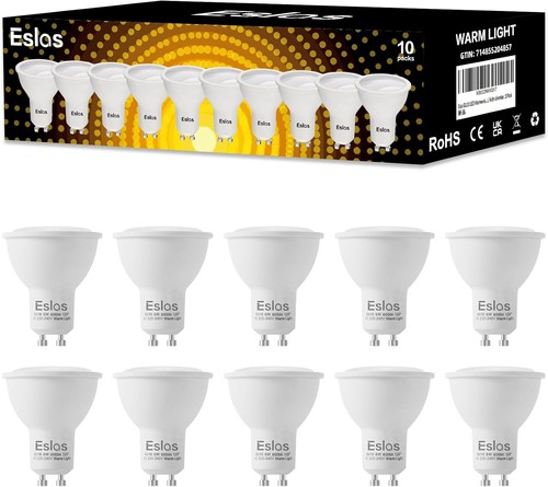 Gu10 led 600lm warmweiß - gu10, 6w