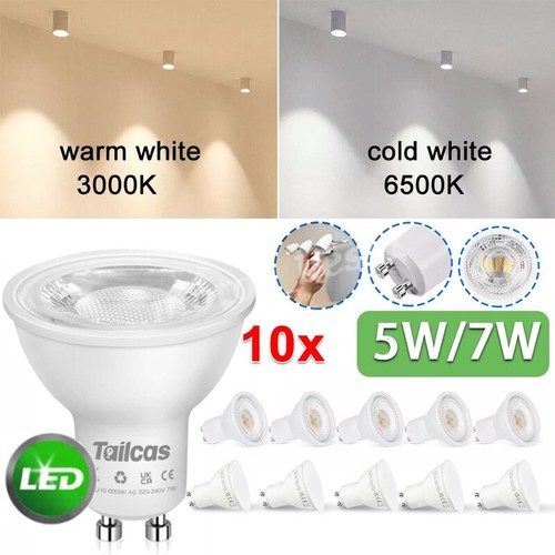 10er led gu10 - led, 5w