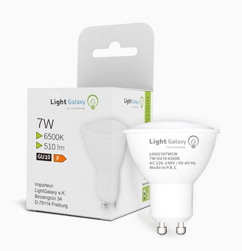 10x led spot lampe gu10 - 10x,