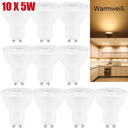 10x gu10 led birne - 10x,