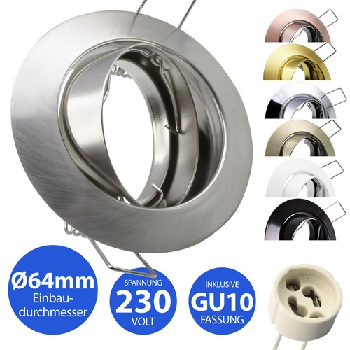 Led gu10 einbaustrahler - led,