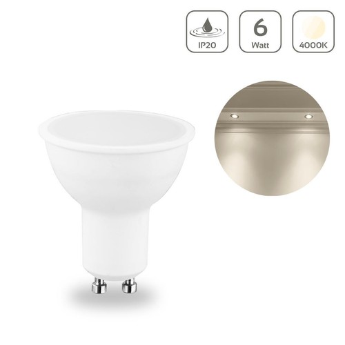 Led spot gu10 4000k 540lm - spot, 6w