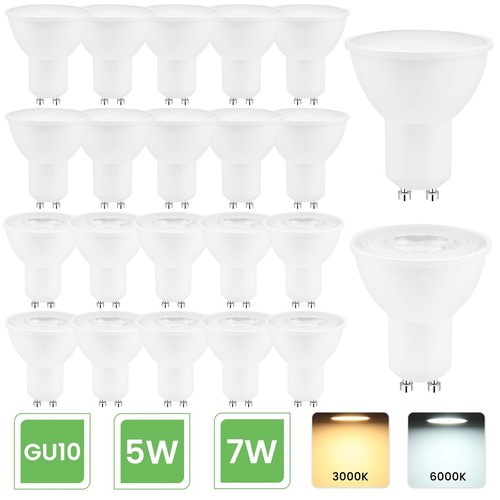 100x led gu10 birnen - 7w,