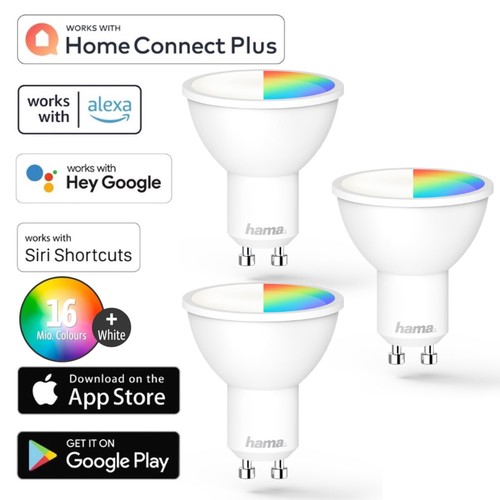 Hama wlan led lampe gu10 - hama,