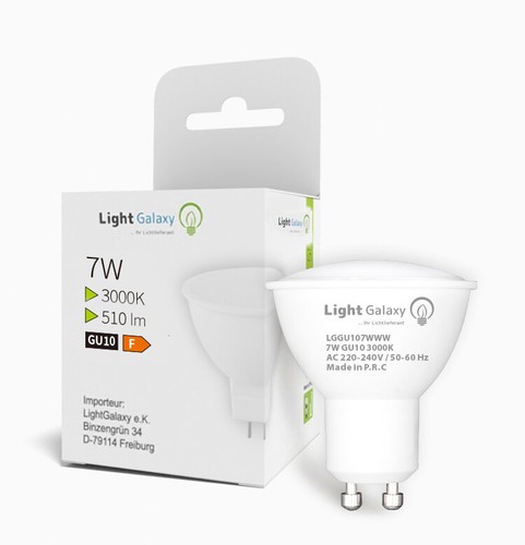 Set gu10 led warmweiß - gu10,