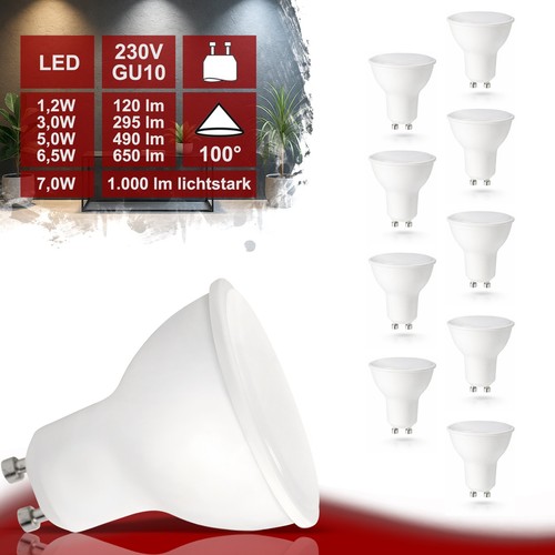 Led gu10 leuchtmittel 5w - led, 1w