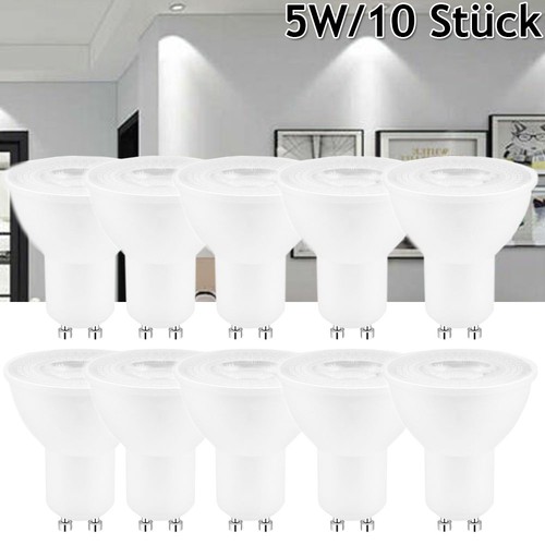 10x gu10 led birnen - 10x,